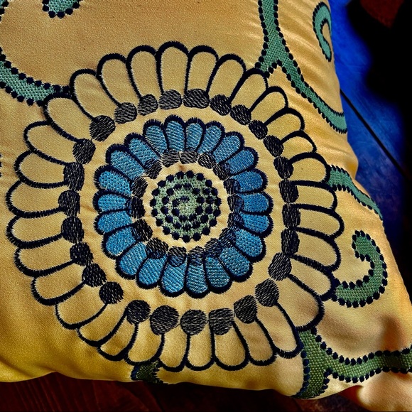 J.Queen NY Square Throw Pillow - Picture 3 of 4